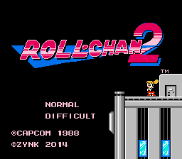 Roll-chan 2 (Mega Man 8 Roll) Title Screen